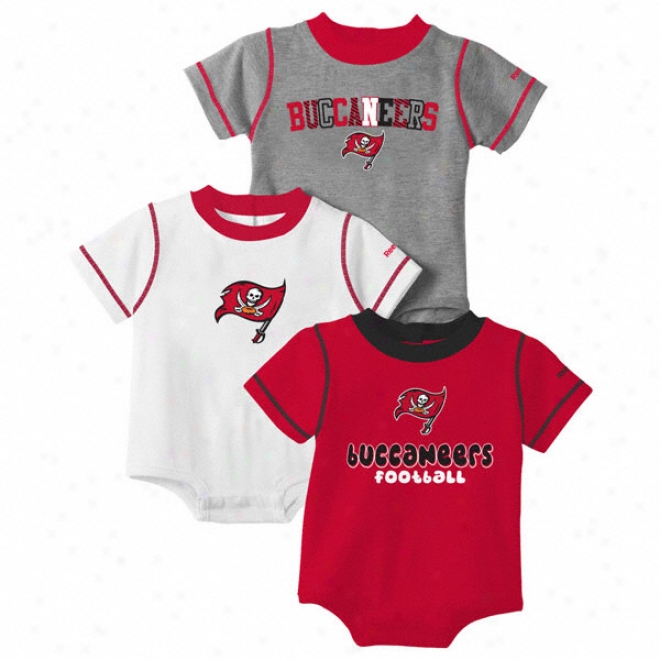 Tampa Bay Buccaneers Infant 3-piece Creeper Set