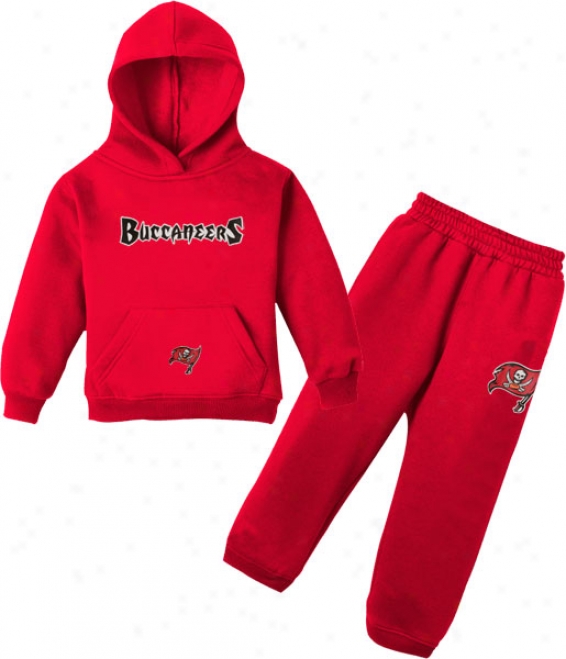 Tampa Bay Buccaneers Infant Cover fleecily Hoodie And Pant Set
