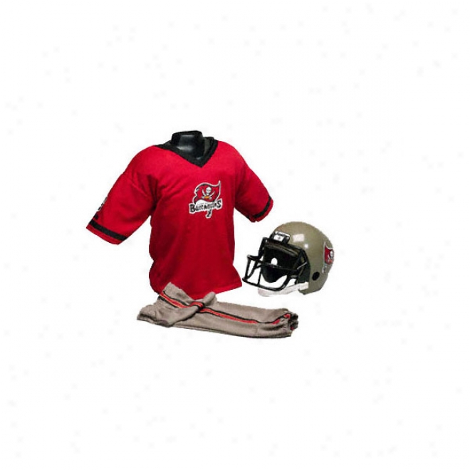 Tampa Bark at Buccaneers Kids Medium Nfl Helmet & Uniform Set