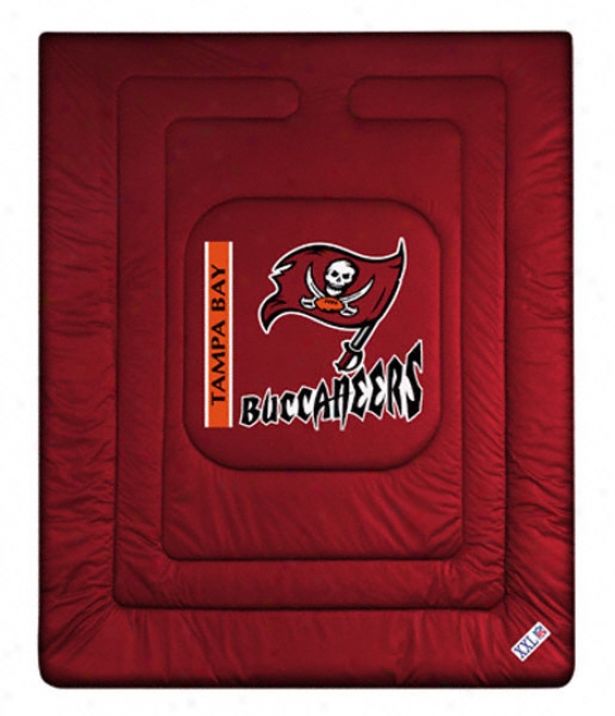 Tampa Bay Buccaneers Locker Room Comforter - Twin Bed