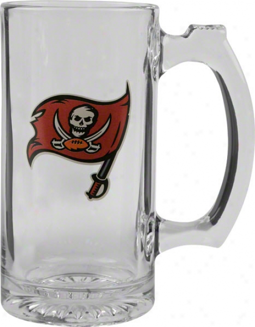 Tampa Bay Buccaneers Logo Glass Tankard