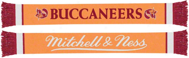 Tampa Bay Buccaneers Mitchell & Ness Throwback Team Scarf