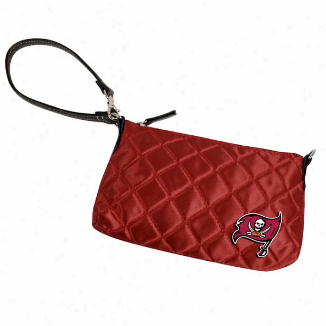 Tampa Bay Buccaneers Quilted Wristlet