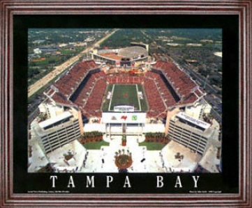Tampa Bay Buccaneers - Raymond James Stadium - Framed 26x32 Aerial Photograph