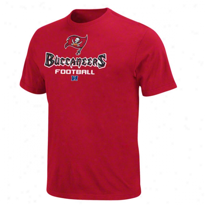 Tampa Bay Buccaneers Red Criical Victory V T-shirt