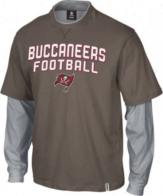 Tampa Bay Buccaneers Splitter Layered oLng Sleeve T-shirt