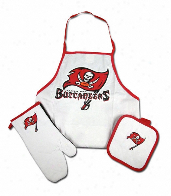 Tampa Bay Buccaneers Tailgate & Kitchen Grill Combo Set