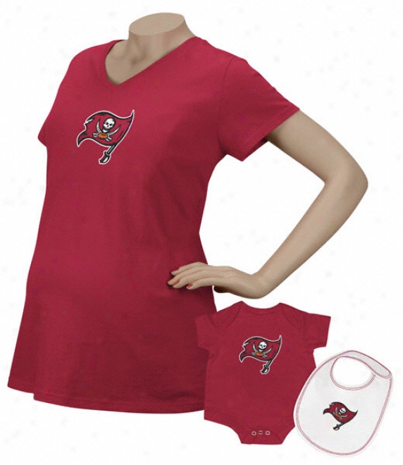 Tampa Bay-tree Buccaneers Women's Logo Premier Too Maternity T-shirt/infant Contrive