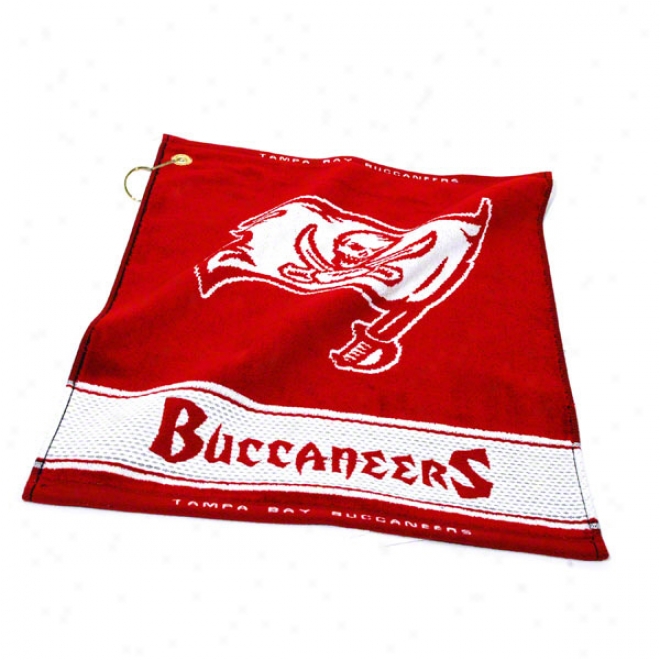 Tampa Bay Buccaneers Woven Golf Towel