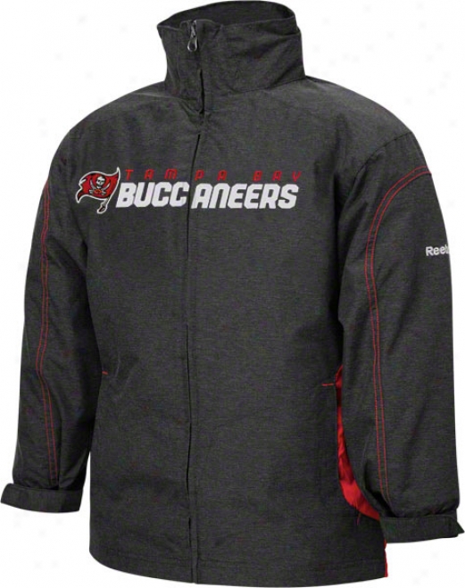 Tampa Bay Buccaneers Youth Grey Reebok Sideline Lightweight Jacket