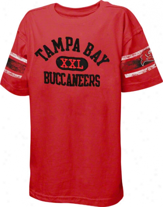 Tampa Bark Buccaneers Youth Xxl Graphic Vintage T-shirt