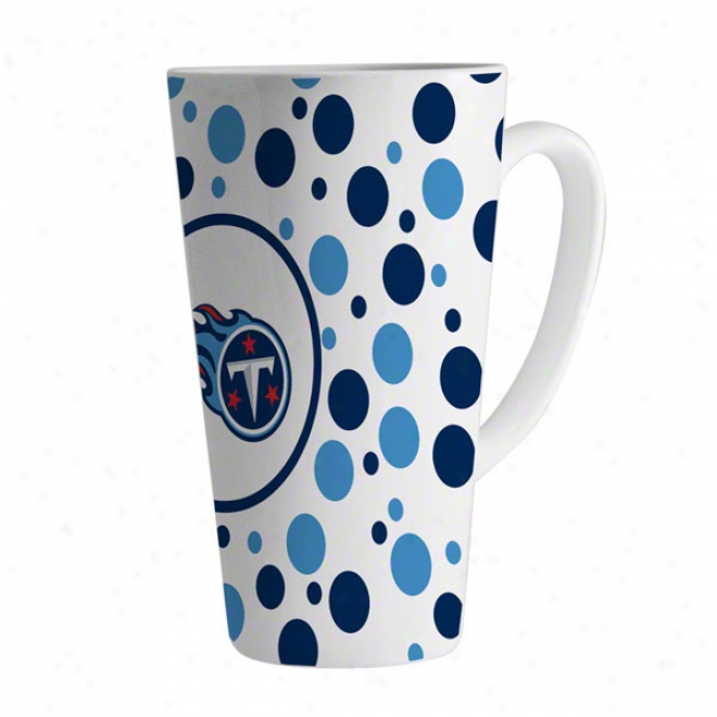 Tennessee Titans 16oz Pure Polka Variegate Latte Mug