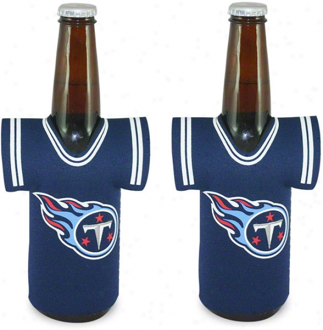 Tennessee Titans Bottle Jersey Koozie 2-pack