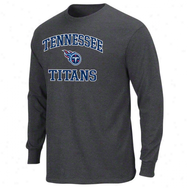 Tennessee Titans Charcoal Heart And Sojl Ii Long Sleeve T-shirt