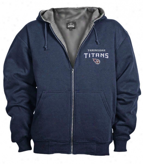 Tennessee Titans Craftsman Zip Front Hooded Jacket