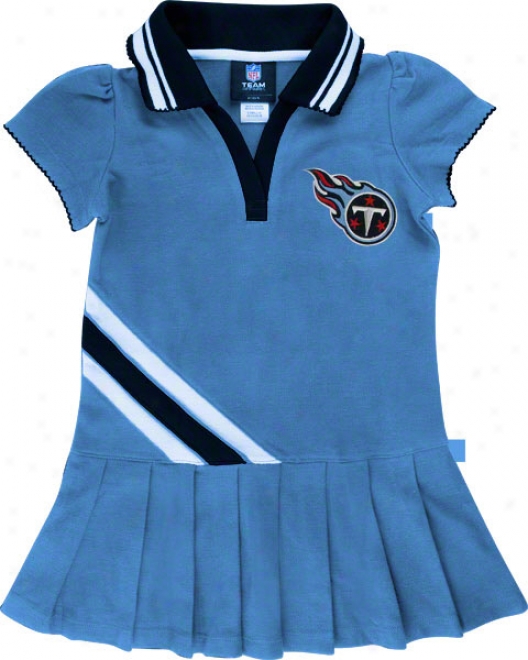 Tennessee Titans Girl's 4-6 Pleated Polo Dress