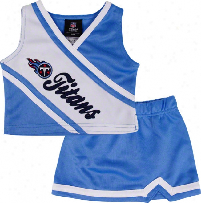 Tennessee Titans Girl's 4-6 Two-piece Cheerleader Set