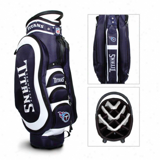 Tennessee Titans Golf Bag: 14 Way Medalist Cart Bag