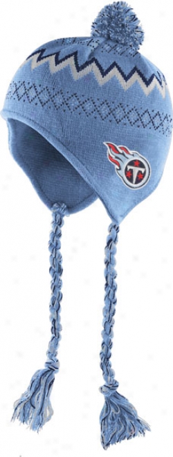Tennessee Titans Kid's 4-7 Tassel Knit Pom Hat
