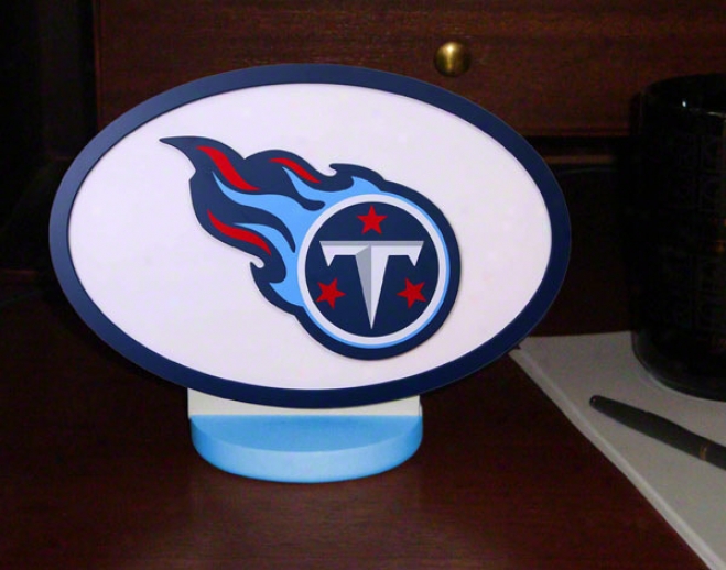 Tennessee Titans Logo Art With Stand