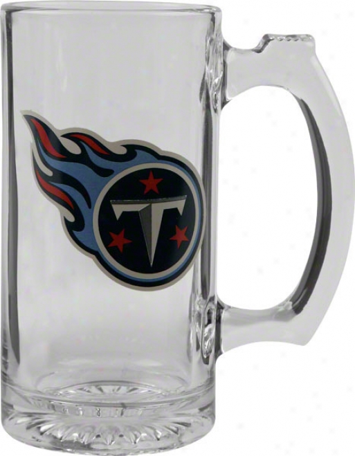 Tennessee Titans Logo Glass Tankard