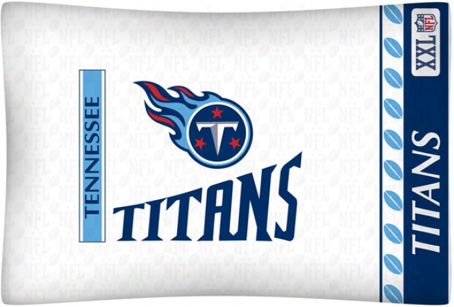 Tennessee Titans Micro Fiber Logo Pillow Case