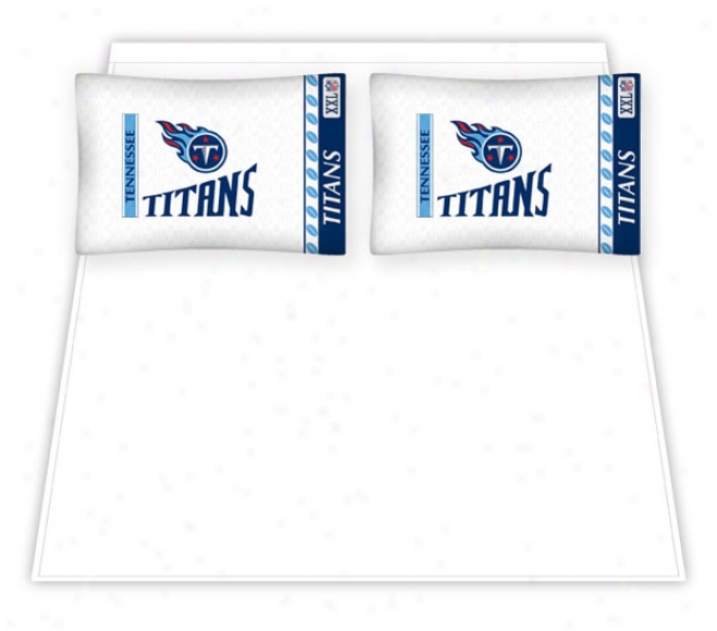 Tennessee Titans Micro Fiber Queen Sheet Set