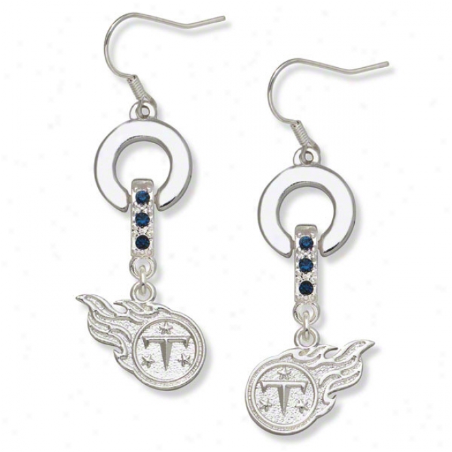 Tennessee Titans Mvp Crystal Earrings