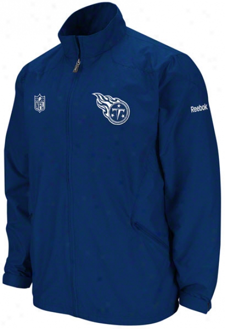 Tennessee Titans Navy 2011 Sideline Static Storm Lightweight Jacket