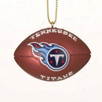 Tennessee Titans Resin Football rOnament