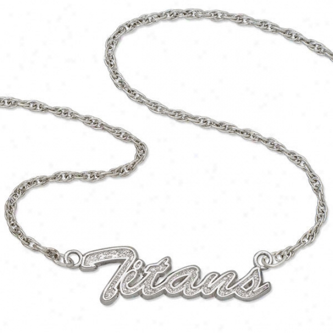 Tennessee Titans Script Necklace