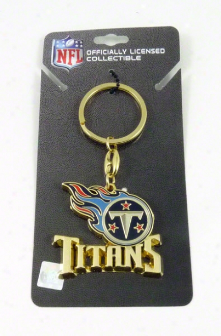 Tennessee Titans Team Logo Heavyseight Keyring