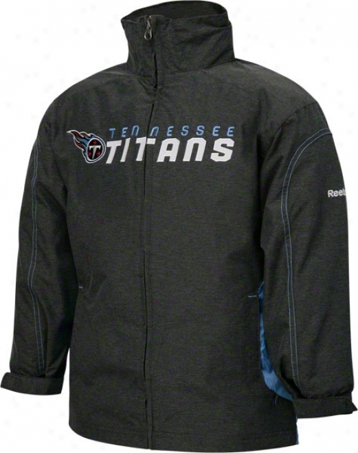 Tennessee Titans Youth Light Blue Reebok Sideline Lightweight Jacket