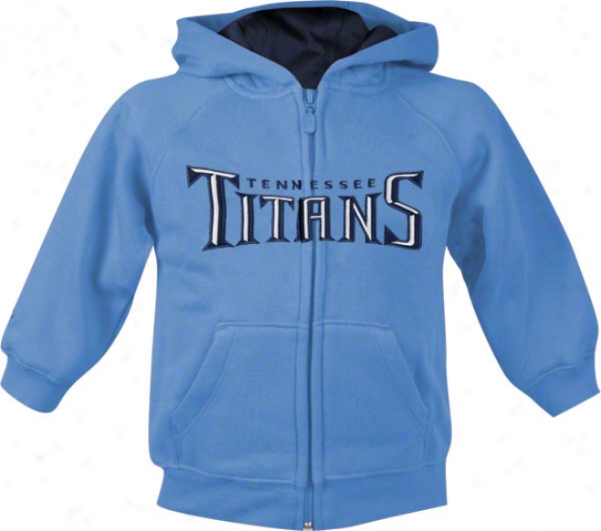 Tennessee Titans Youth Sportsman Full-zip Fleece Hooded Sweatshirt