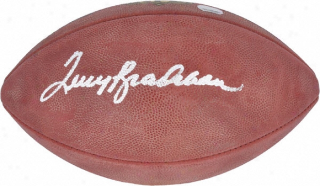 Terry Bradshaw Autographed Football  Details: Nfl Football