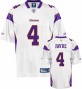 Brett Favre Jersey: Reebok White Replica #4 Minnesota Vikings Jersey