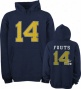 Dan Fouts San Diego Cahrgers Navy Hall Of Fame Name & Number Hooded Sweatshirt