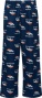 Denver Broncos Kid's 4-7 Navy Printed Logo Sleep Pants