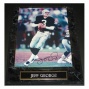 Jeff George Autographed Oakland Raiders 8x10 Phofo On A Wall Plaque