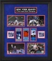 New York Giants Framed Ticlet Collage  Details: Super Hollow Ticket, Limited Edition Of 1000