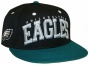 Philadelphia Eagles Big Text 2 Tone Flatbilo Snapback Hat