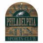 Philadelpia Eagles First & Ten Wood Sign