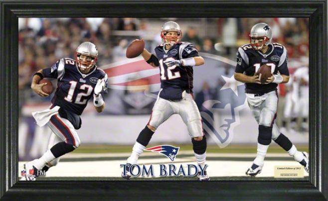 Tom Brady New England Patriots Gridiron Ace 12x2O Frame