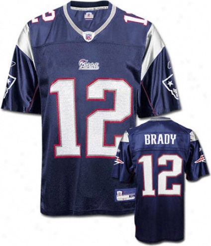Tom Brady Reebok Nfl Home New England Patriots Kids 4-7 Jersey