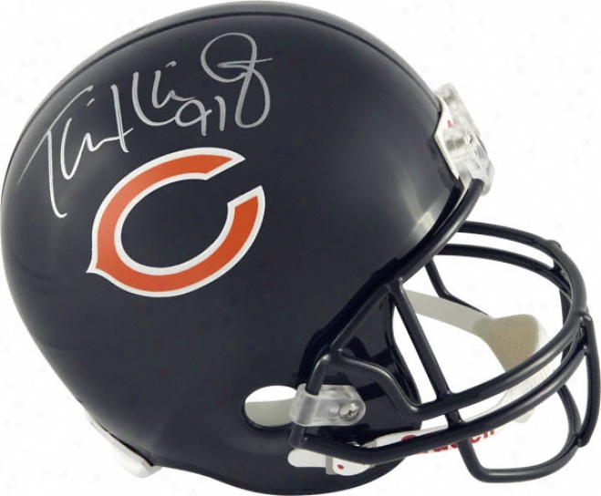 Tommie Harris Autographed Helmet  Details: Chicago Bears, Riddell Replica Helmet