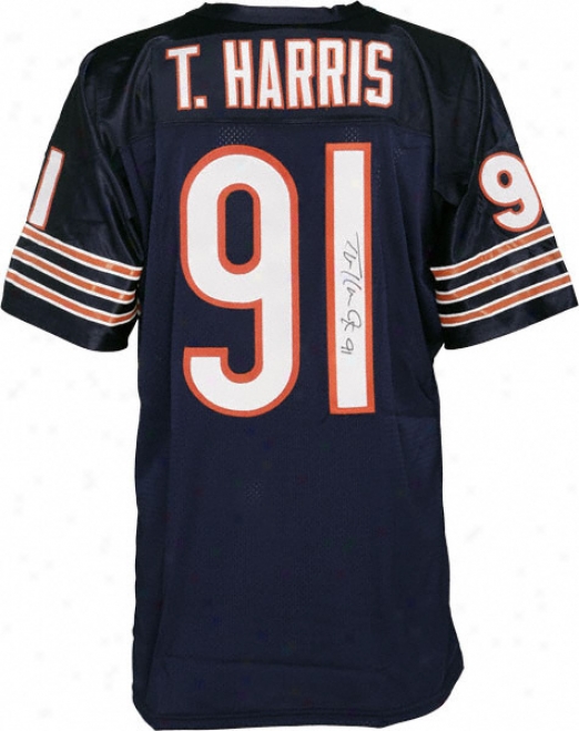 Tommie Harris Autographed Jersey  Details: Chicago Bears