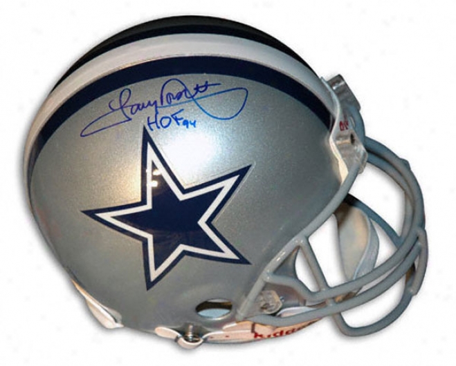 Tony Dorsett Autographed Pro-line Helmet  Details: Dallas Cowboys, With ''of 94'' Inscription, Authentic Riddell Helmet