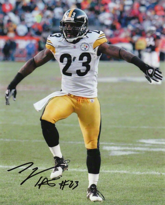 Tyrone Carter Pittsburgh Steelers - Celebrating - 8x10 Autographed Photograph
