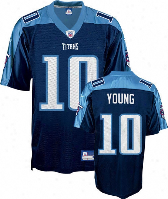 Vince Young Reebok Nfl Navy Tennessee Titans Todfler Jersey