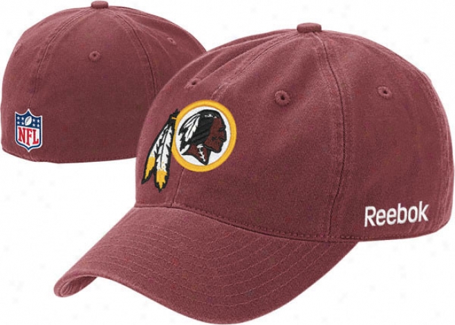 Washington Redskins 2011 Burgandy Fitted Sideline Slouch Hat